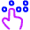 Braille Blind Icon from Plump Neon Set
