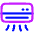 Hotel Air Conditioner Icon from Plump Neon Set