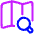 Map Search Icon from Plump Neon Set