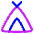 Camping Tent Icon from Plump Neon Set