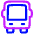 Bus Icon from Plump Neon Set