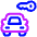 Car Rentals Icon from Plump Neon Set