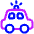 Police Car Icon from Plump Neon Set