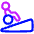 Disability Slope Icon from Plump Neon Set