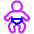 Nursery 1 Icon from Plump Neon Set