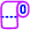 Toilet Paper Icon from Plump Neon Set