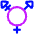 Transgender Symbol Icon from Plump Neon Set