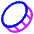 Coin Diagonal Icon from Plump Neon Set