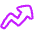 Graph Arrow Increase Icon from Plump Neon Set