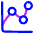 Graph Dot Icon from Plump Neon Set