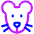 Rat Icon from Plump Neon Set