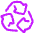 Recycle 1 Icon from Plump Neon Set | Free Download as SVG Vector and Transparent PNG | Streamline icons