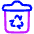 Recycle Bin Icon from Plump Neon Set | Free Download as SVG Vector and Transparent PNG | Streamline icons