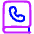 Contact Phonebook 2 Icon from Plump Neon Set