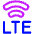 Cellular Network Lte Icon from Plump Neon Set | Free Download as SVG Vector and Transparent PNG | Streamline icons