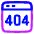 Browser Error 404 Icon from Plump Neon Set