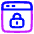 Browser Lock Icon from Plump Neon Set