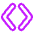 Angle Brackets Icon from Plump Neon Set