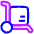 Transfer Cart Icon from Plump Neon Set