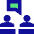 Politics Debate Icon from Sharp Pop Set