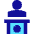 Politics Speech Icon from Sharp Pop Set