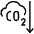Air Pollution Co2 Down icon - Free transparent PNG, SVG. No sign up needed.