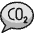 Pollution Co2 Message Icon from Ultimate Colors Set