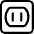 Power Outlet Type A icon - Free transparent PNG, SVG. No sign up needed.