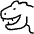 Dinosaur Trex Head icon - Free transparent PNG, SVG. No sign up needed.
