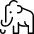 Mammoth Elephant 2 Icon from Ultimate Light Set | Free Download as SVG Vector and Transparent PNG | Streamline icons