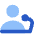 Presentation Speaker Speech Icon from Flex Flat Set