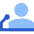 Presentation Speaker Speech Icon from Sharp Flat Set