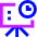 Rehearse Timing Icon from Sharp Neon Set