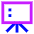 Slide Deck Icon from Sharp Neon Set