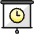 Presentation Projector Screen Clock icon - Free transparent PNG, SVG. No sign up needed.