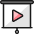 Presentation Projector Screen Play icon - Free transparent PNG, SVG. No sign up needed.