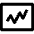 Presentation Square Line Chart Icon from Nova Line Set