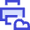 Cloud Printing Icon from Sharp Duo Set