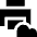 Cloud Printing Icon from Sharp Solid Set