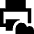 Cloud Printing Icon from Sharp Remix Set