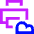 Cloud Printing Icon from Sharp Neon Set