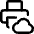Cloud Printing Icon from Core Line Set