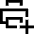 Print Add Printer Icon from Sharp Line Set