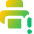 Print Error Icon from Core Gradient Set