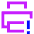 Print Error Icon from Sharp Neon Set