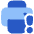 Print Error Icon from Plump Flat Set