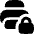 Print Lock Icon from Flex Solid Set