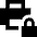 Print Lock Icon from Sharp Remix Set