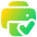 Print Printer Connected Icon from Plump Gradient Set