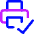 Print Printer Connected Icon from Core Neon Set